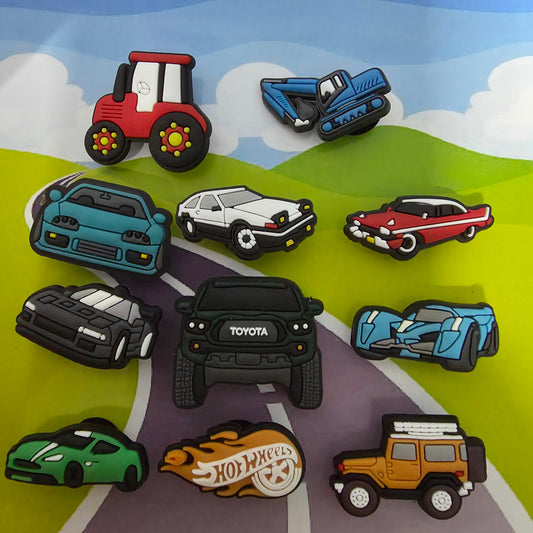 Vehicles Croc Charms