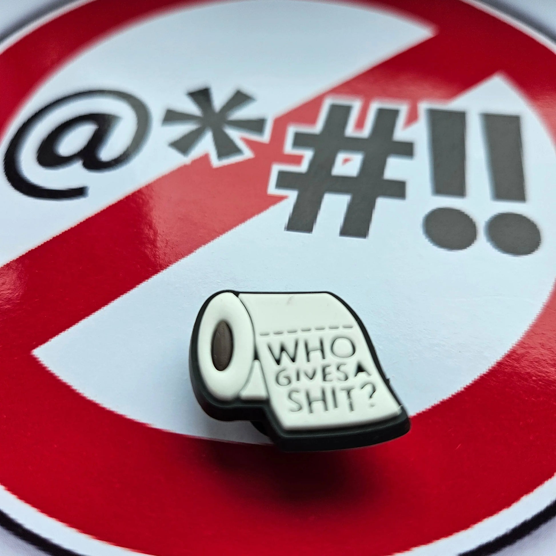 Who Gives A Shit Croc Charm