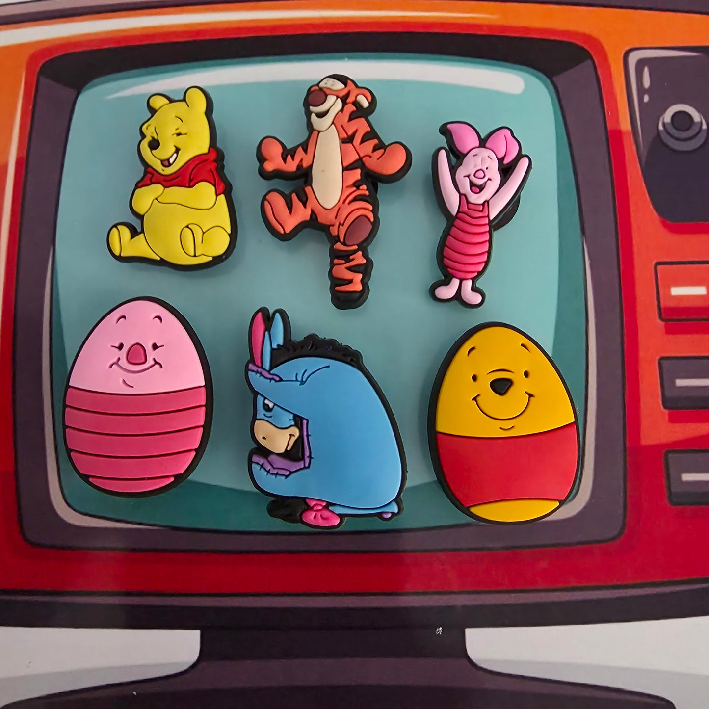 Winnie the Pooh Inspired Croc Charms