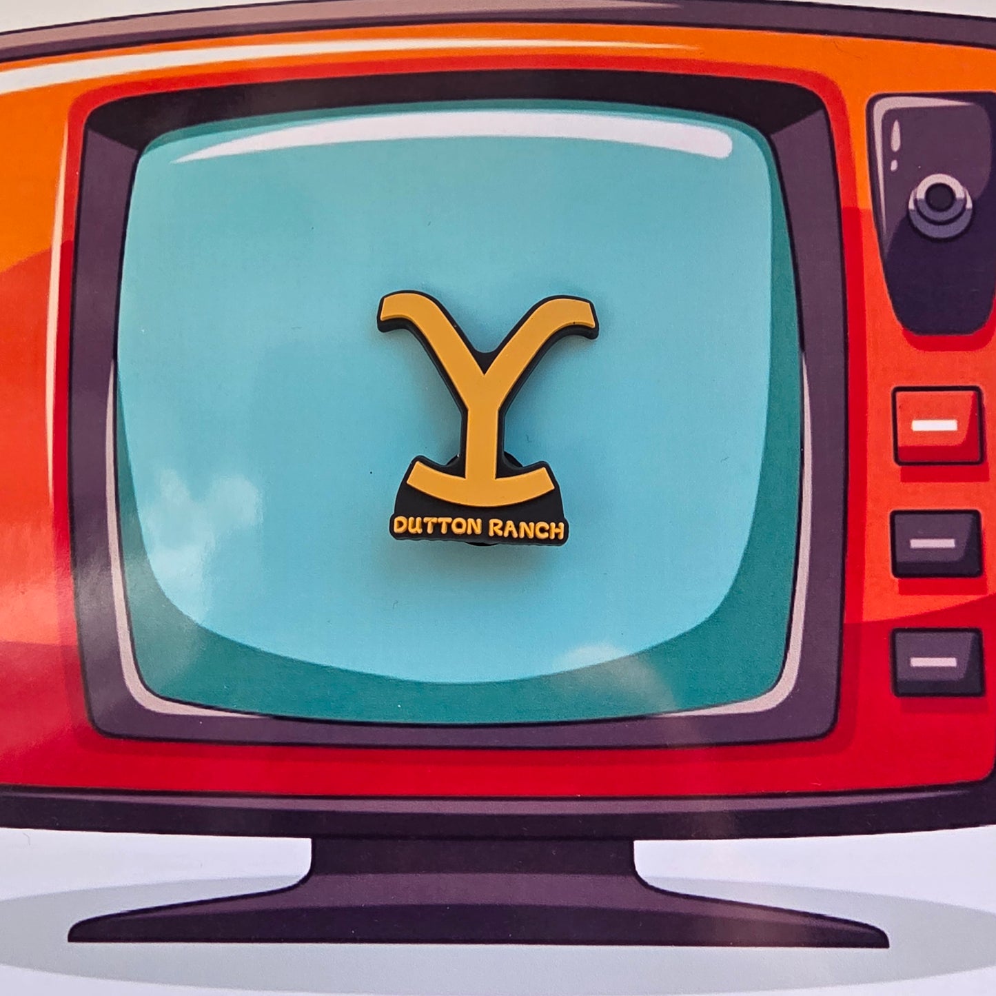 Y dutton ranch croc charm