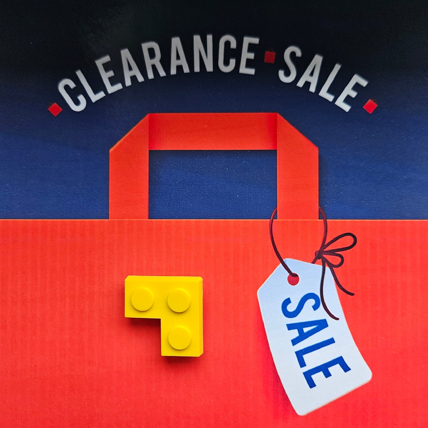 Yellow Corner Building Block Croc Charm