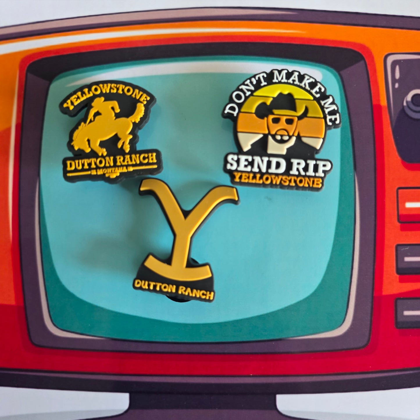 Yellowstone Inspired Croc Charms