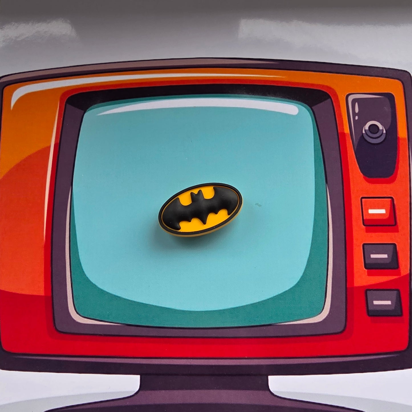 bat Batman Inspired Croc Charm