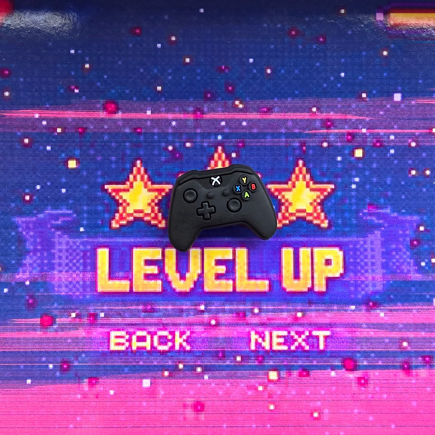 black Xbox Controller Inspired Croc Charm