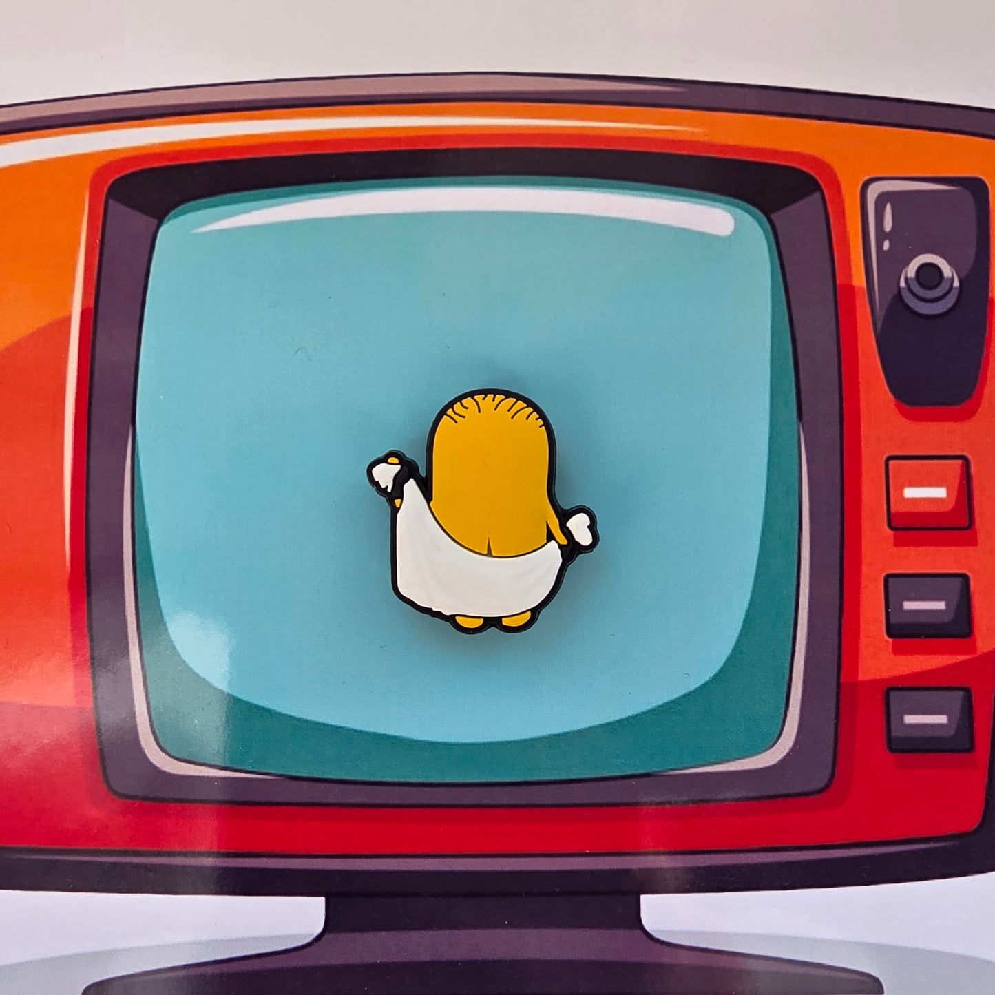 bum Minions Inspired Croc Charm