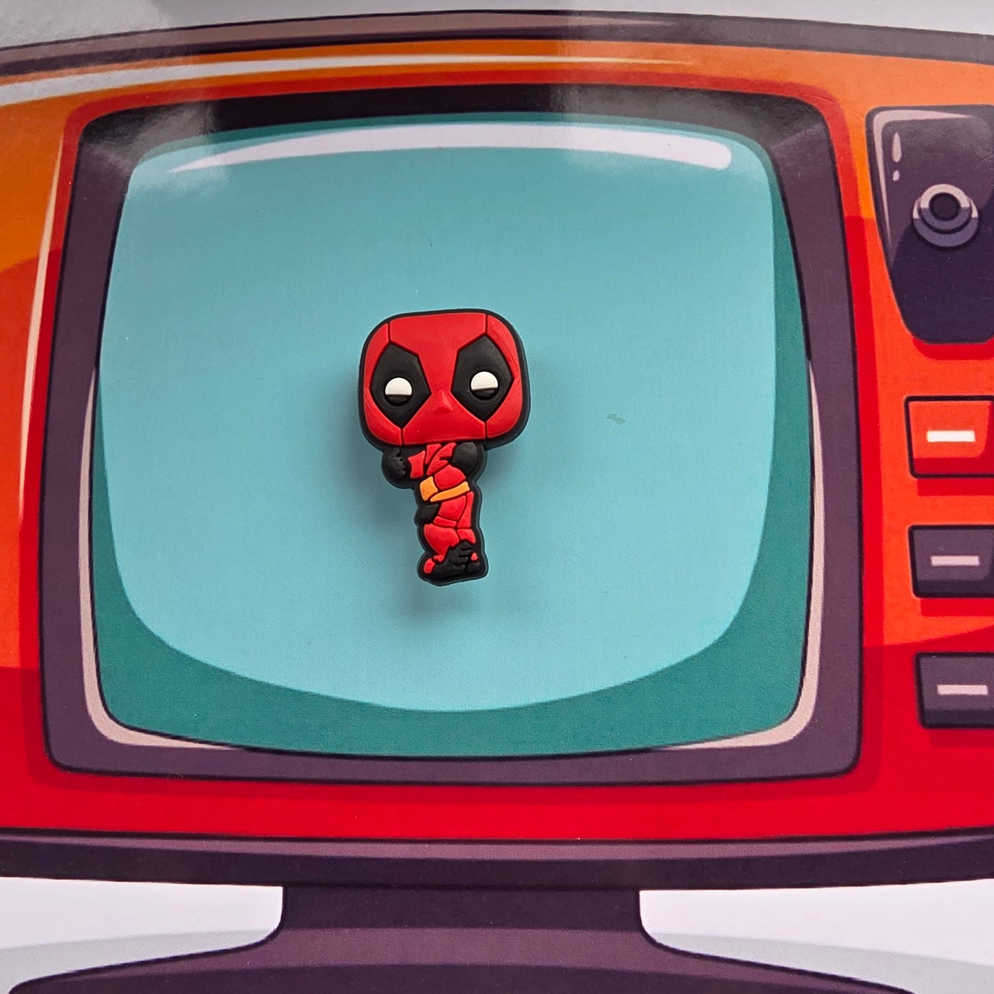 dead pool Superhero croc charm