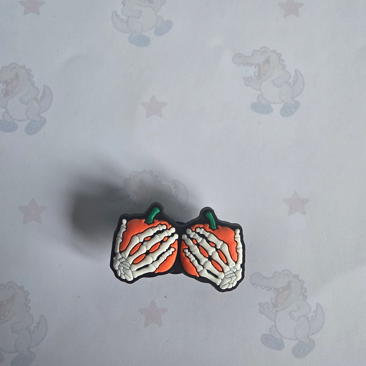 pair of pumpkins croc charm