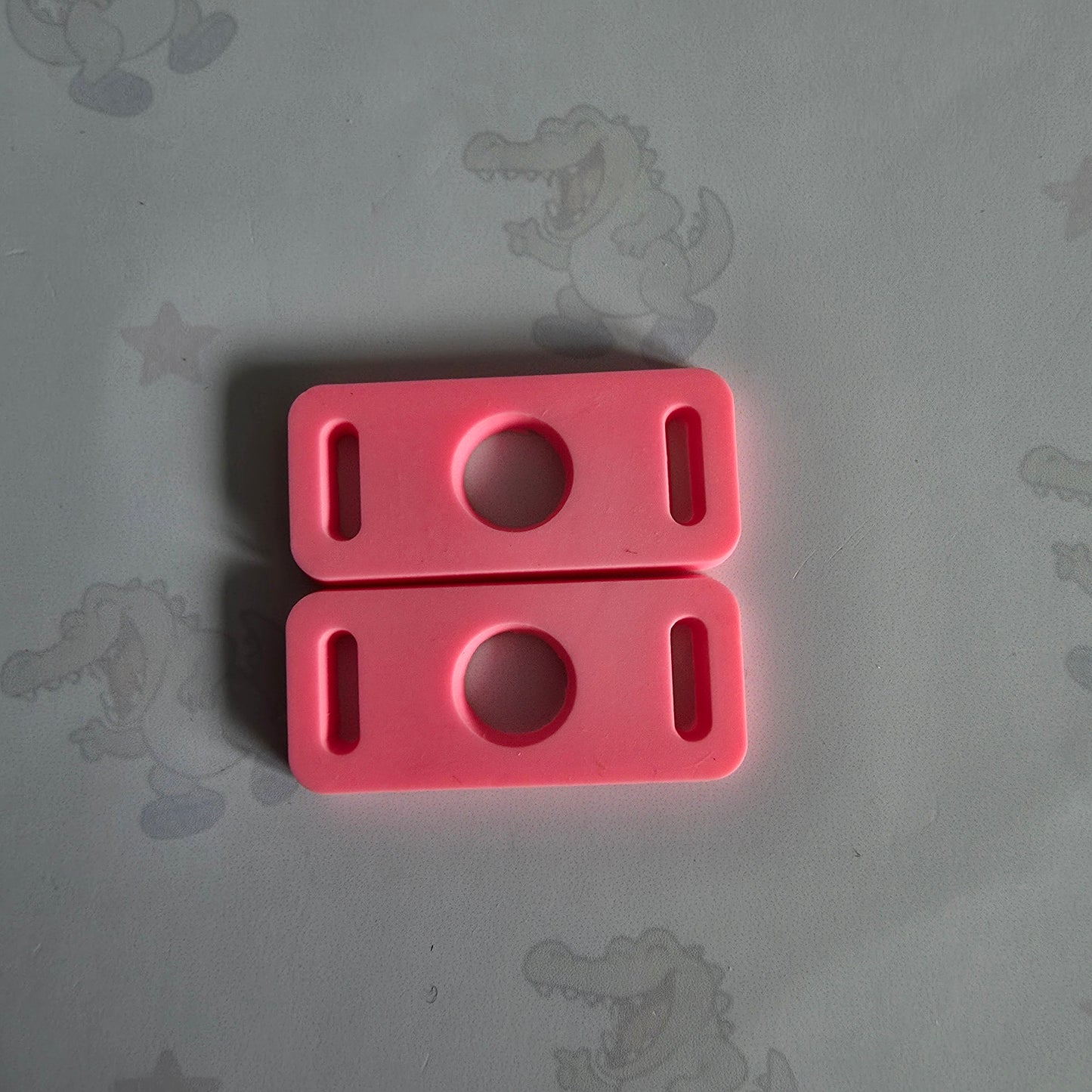 pink Shoelace Croc Charm Holders