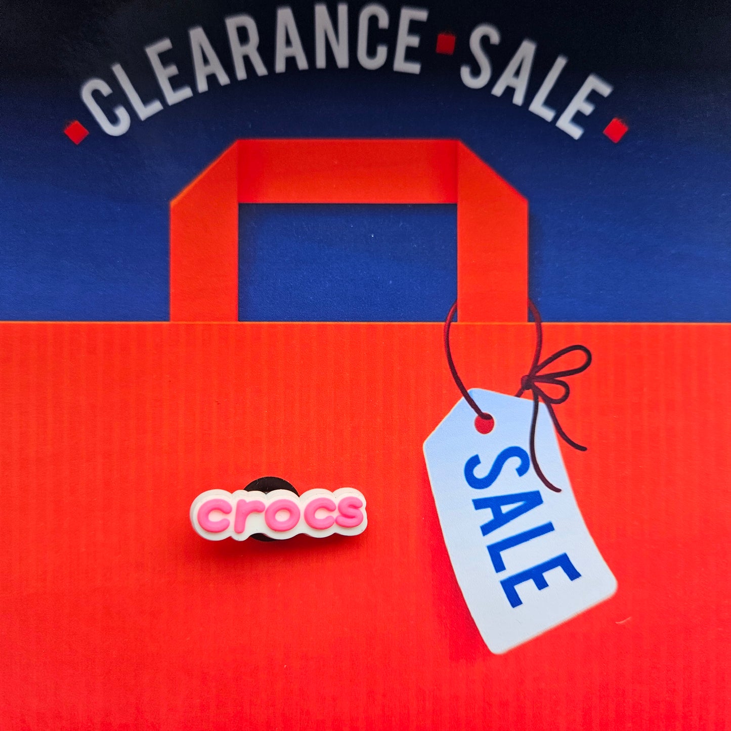 pink crocs croc charm