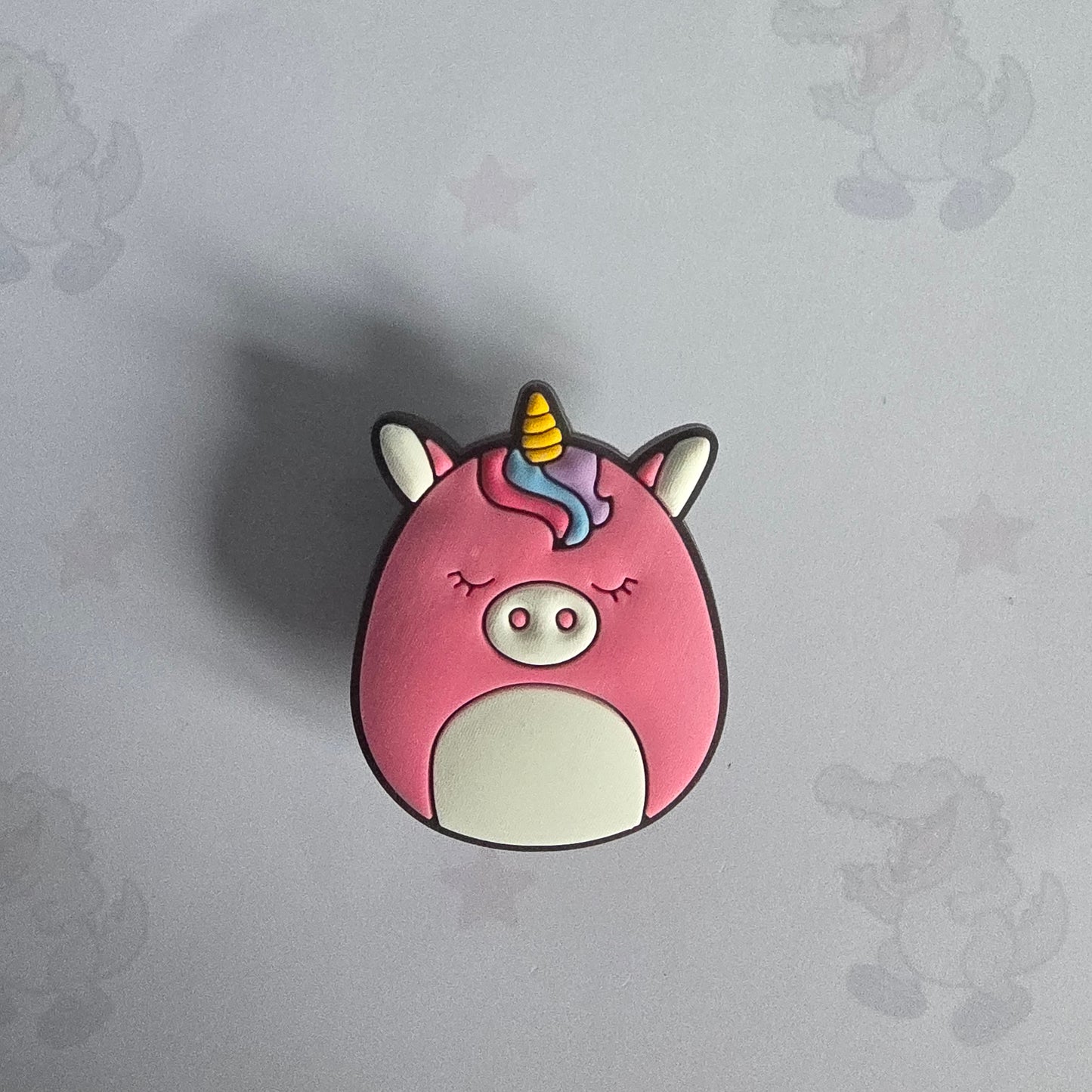 unicorn Squishmallow Inspired Croc Charm